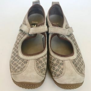 Merrell Circuit Taupe Print Mary Janes Women's 8.5